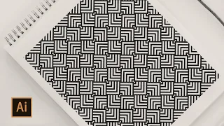 Overlapping Pattern with Transform Effect | Quick Illustrator Tutorial