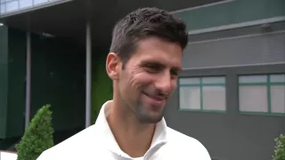 Novak Djokovic takes the Live @ Wimbledon quiz
