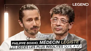 PHILIPPE BOXHO, MÉDECIN LÉGISTE (PARTIE 1) : IL REVIENT SUR LES DÉCÈS LES PLUS INSOLITES QU'IL A VUS