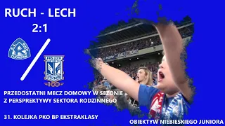 Ruch Chorzów - Lech Poznań 2:1 - Obiektyw Niebieskiego JunioRa - KTVRR