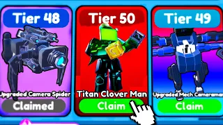 TITAN CLOVER MAN FREISCHALTEN! (Toilet Tower Defense)