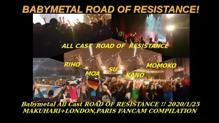 BABYMETAL ROAD OF RESISTANCE! 2020/01/25 All Cast MAKUHARI LIVE +2LIVE MOSH FANCAM COMPILATION