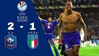 Résumé ( FRANCE 2 - 1 ITALIE ) Finale EURO 2000 HD TF1
