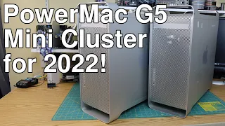 Apple Macintosh PowerMac G5 mini-cluster for #APPLEfools