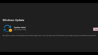Fix Windows 11 Update Error We Couldn't Connect To The Update Service