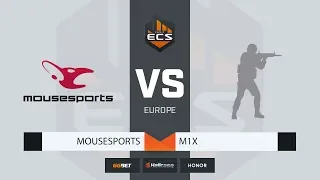 [RU] mousesports vs m1x | Map 1: Dust2 | ECS Season 8 Europe