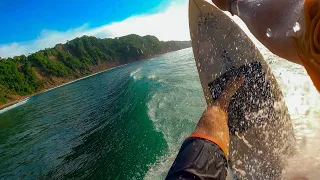 Surfing a Secret Spot With an Insta Crowd