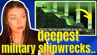 New Zealand Girl Reacts to 10 Deepest Military Shipwrecks Ever Found