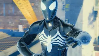 Spider Man New Purple And Black Symbiote Suit Mod Gameplay - Spider Man 2 2023