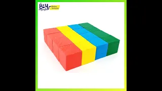 WOODEN CUBE COLOR 2CM 3CM  BY BANGBANGHOUSE