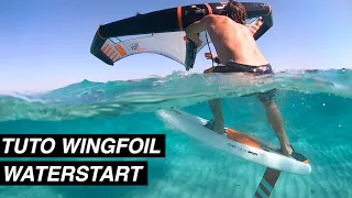 TUTO WINGFOIL: WATERSTART (planches petit volume) // How to waterstart?