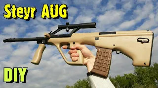 Steyr AUG ( Штайр АУГ ) - Как сделать из дерева своими руками макет DIY