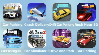 Car Parking, Crash Delivery, Drift Car Parking, Rush Hour 3D and More Car Games iPad Gameplay