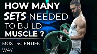 HOW MANY SETS AND REPS TO BUILD MUSCLE (Most Scientific Way)