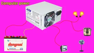 How to make a simple inverter 700W, Computer power, creative prodigy #151