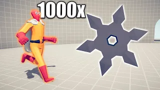 1.000.000 DAMAGE SAMURAI vs UNITS - TABS | Totally Accurate Battle Simulator 2024