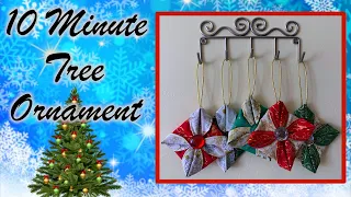 10 Minute Fabric Ornaments For Christmas | The Sewing Room Channel