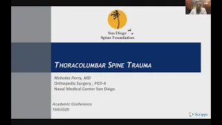 Thoracolumbar Spine Trauma  August 10, 2020