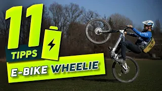 11 Tipps zum E-Bike Wheelie | E-MTB Fahrtechnik | Auf dem Hinterrad fahren lernen