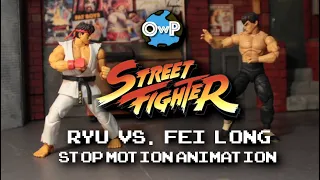 Jada Toys RYU vs FEI LONG Stop Motion Animation