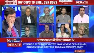 The Newshour Debate: Can N Srinivasan continue as BCCI boss? (Part 3 of 4)