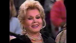 Zsa Zsa Gabor Early 1990 Geraldo Rivera part 1 of 3