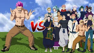 Hakari Kinji (Domain Expansion) vs Jujutsu Kaisen Sorcerers