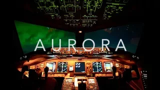 Aurora Borealis From The Sky