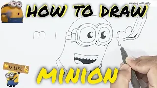 How do you draw a perfect Minion | Minion drawing step by step
