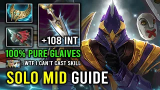 How to Solo Mid Silencer +108 Permanent INT Pure Glaives Brutal Revenant DPS Dota 2