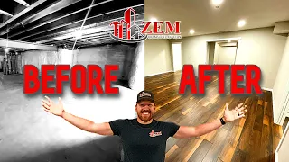 Finishing a Basement into a Luxurious Master Suite | Full Build | Remodel Time Lapse