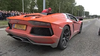 Supercars Accelerating LOUD! 488 Pista, GT2RS, Aventador, M850i, Huracan EVO, BRABUS 700