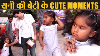 Sunny Leone's daughter Nisha's CUTE REACTION after applying nail paint | Shudh Manoranjan