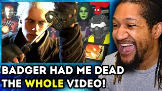 Reaction to TheRussianBadger - LORE ACCURATE VERGIL STOMPS MARVEL FOR $50 AND SOME DRIP | MVC 3