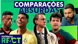 COMPARAÇÕES ABSURDAS NO FUTEBOL: BRUNO FORMIGA DISCORDOU DE TODAS? - POLÊMICAS REACT #6