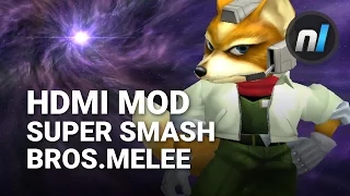 GameCube HDMI Mod Super Smash Bros. Melee Gameplay 60fps