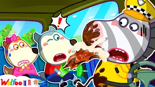 Ne Faites Pas De Gâchis ! Wolfoo Monte Un Taxi 🤩 Dessin Animé Pour Bébé 🎉 Collection D'épisodes