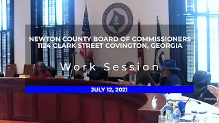 BOC Work Session  - 7 12 2022