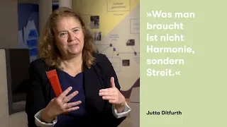 Jutta Ditfurth im Interview zur Sonderausstellung "Das Gegenteil von Gut"