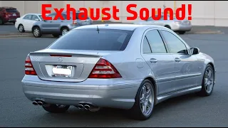 Mercedes Benz C55 Exhaust Sound POV