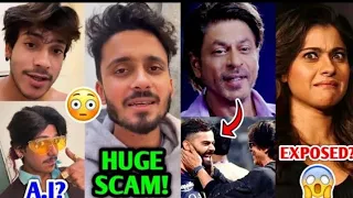 YouTuber BIG SCAM EXPOSED...😱😝|Purav Jha uses AI?, SRK on Virat Kohli, Kajal ALLEGATIONS, Neuzboy |