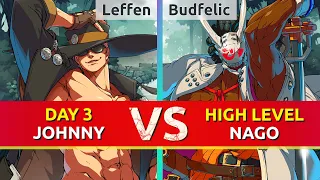 GGST Season 3 ▰ Leffen (Johnny) vs Budfelic (Nagoriyuki). Guilty Gear Strive High Level Gameplay