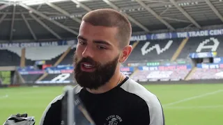 Elliot Lee after the 1-0 win at Swansea!