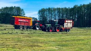 Zbiór traw ☘️ | 1 pokos 2022 |Fendt&Case&Agrowojtek