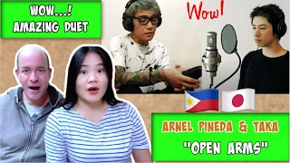 OPEN ARMS (JOURNEY) - ARNEL PENIDA X TAKA | REACTION!🇵🇭🇯🇵