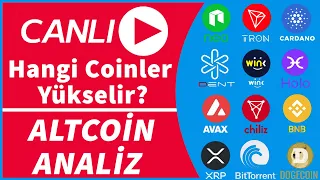 HANGİ ALTCOİNLER YÜKSELİR? CANLI ALTCOİN ANALİZ! CANLI BİTCOİN ANALİZ! (NİSAN 2021)