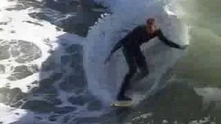 Kickflip Attempt on A Surfboard Derek Bockelmen