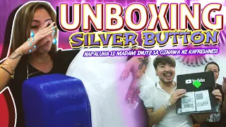 UNBOXING MY SILVER PLAY BUTTON  YOUTUBE 100,000 SUBSCRIBERS CREATOR AWARD I MADAM INUTZ