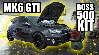 MK6 GTI with Boss 500 turbo kit hits the dyno