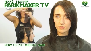 Как стричь волосы средней длины How to cut middle hair парикмахер тв parikmaxer.tv